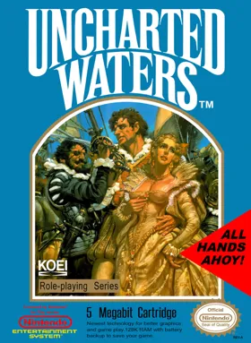 Uncharted Waters (USA) box cover front